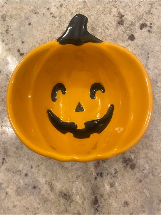 Hyde & EEK! Other - Halloween Pumpkin Jack-O'-Lantern Ceramic small NWT for candy or decor